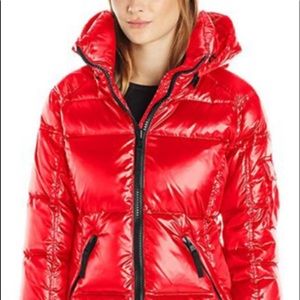 Red S13 puffer jacket